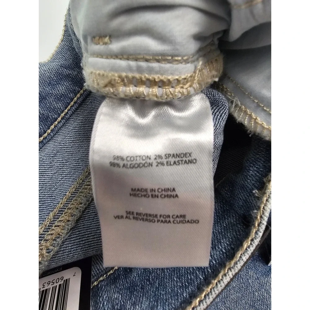 Express Womens Bootcut‎ Jeans Light Wash Denim Stretch Size 4 EX010051